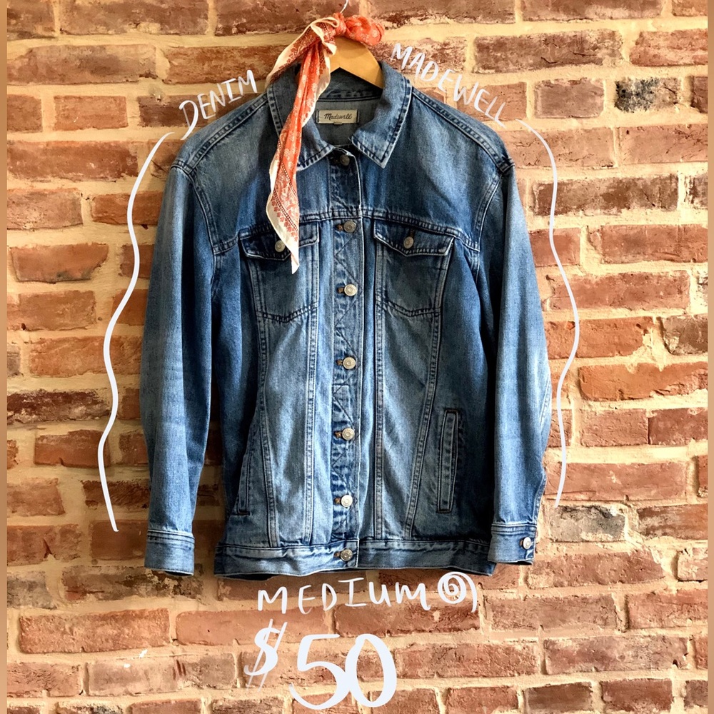 Madewell Denim lightly washed jacket
